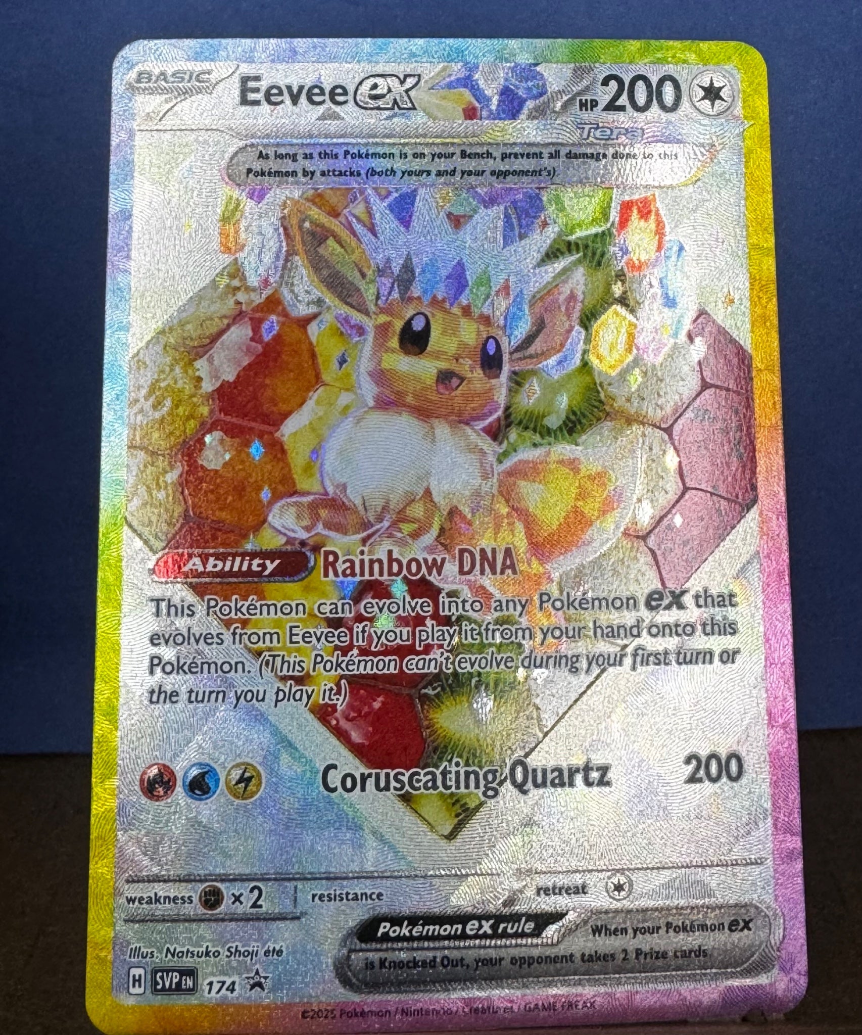 2023 SV: Scarlet & Violet Promo Cards Eevee ex #174 Near Mint or Better