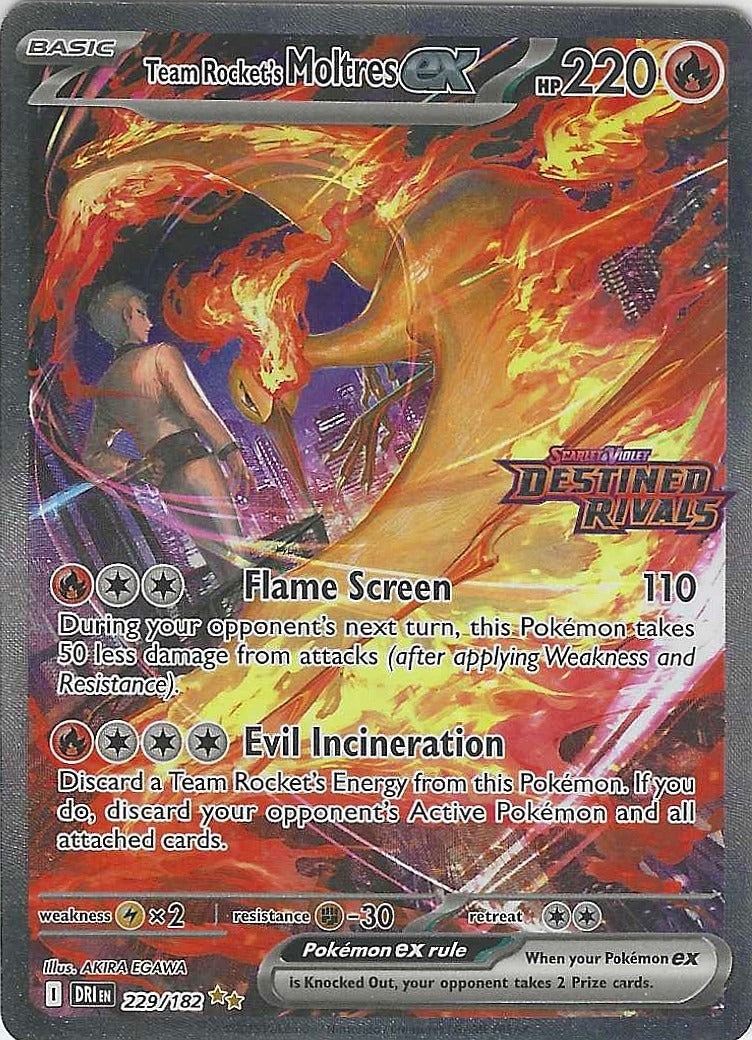Miscellaneous Cards & Products #229/182 Team Rocket's Moltres ex