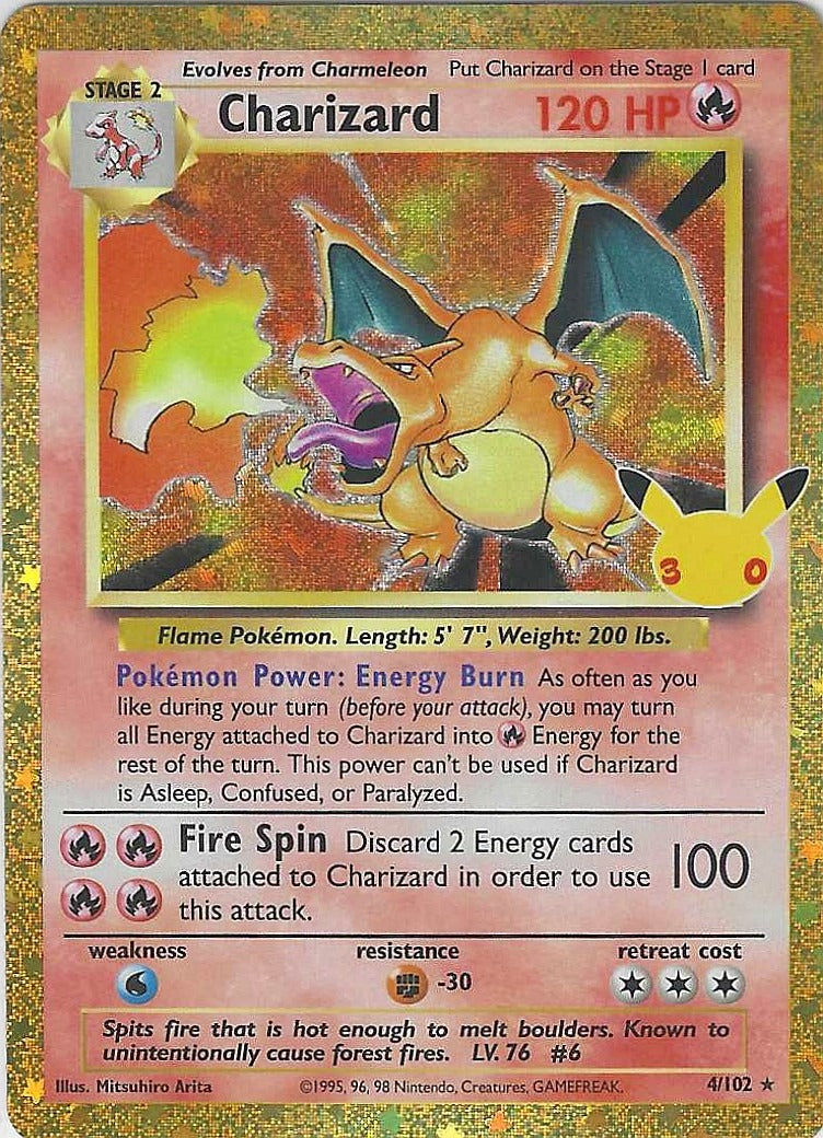 ME: 30th Celebration Classic Collection #4/102 Charizard
